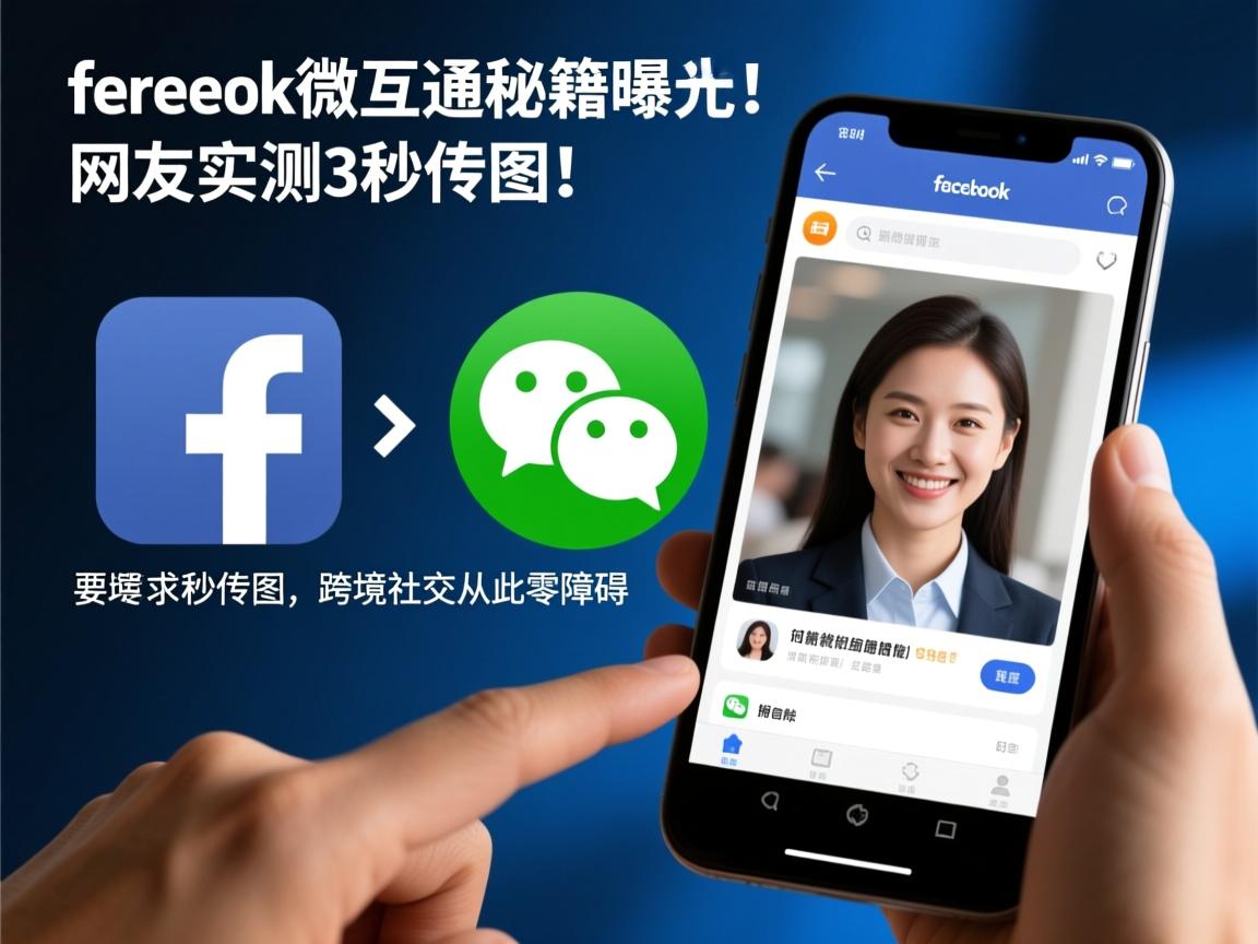 脸书微信互通秘籍曝光!网友实测3秒传图,跨境社交从此零障碍