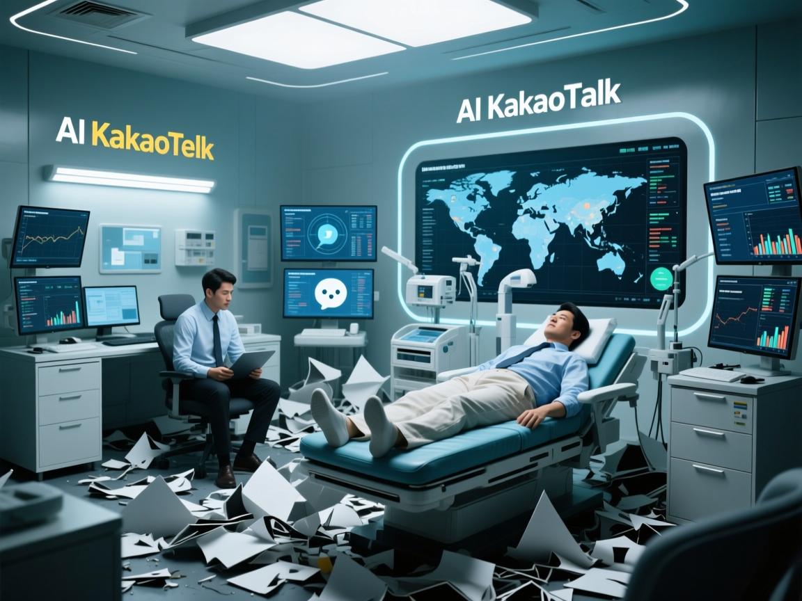 AI诊断室，KakaoTalk突发信息瘫痪，全球用户遭遇社交隔离风暴！