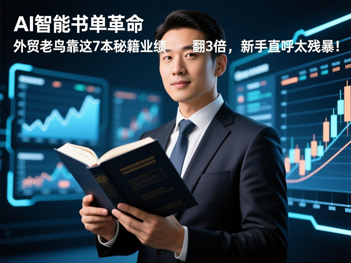 AI智能书单革命，外贸老鸟靠这7本秘籍业绩翻3倍，新手直呼太残暴！