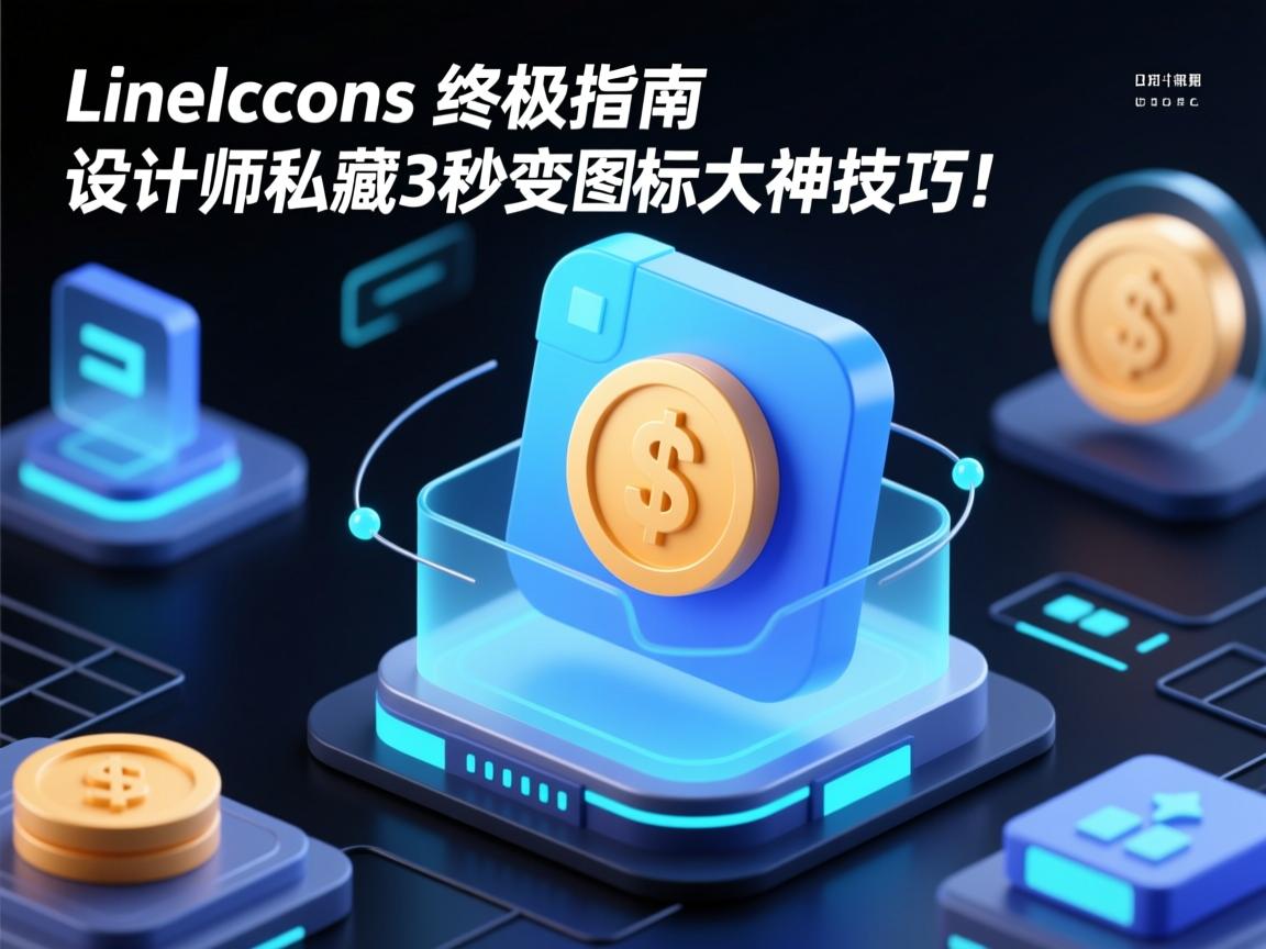 LineIcons终极指南,设计师私藏的3秒变图标大神技巧!