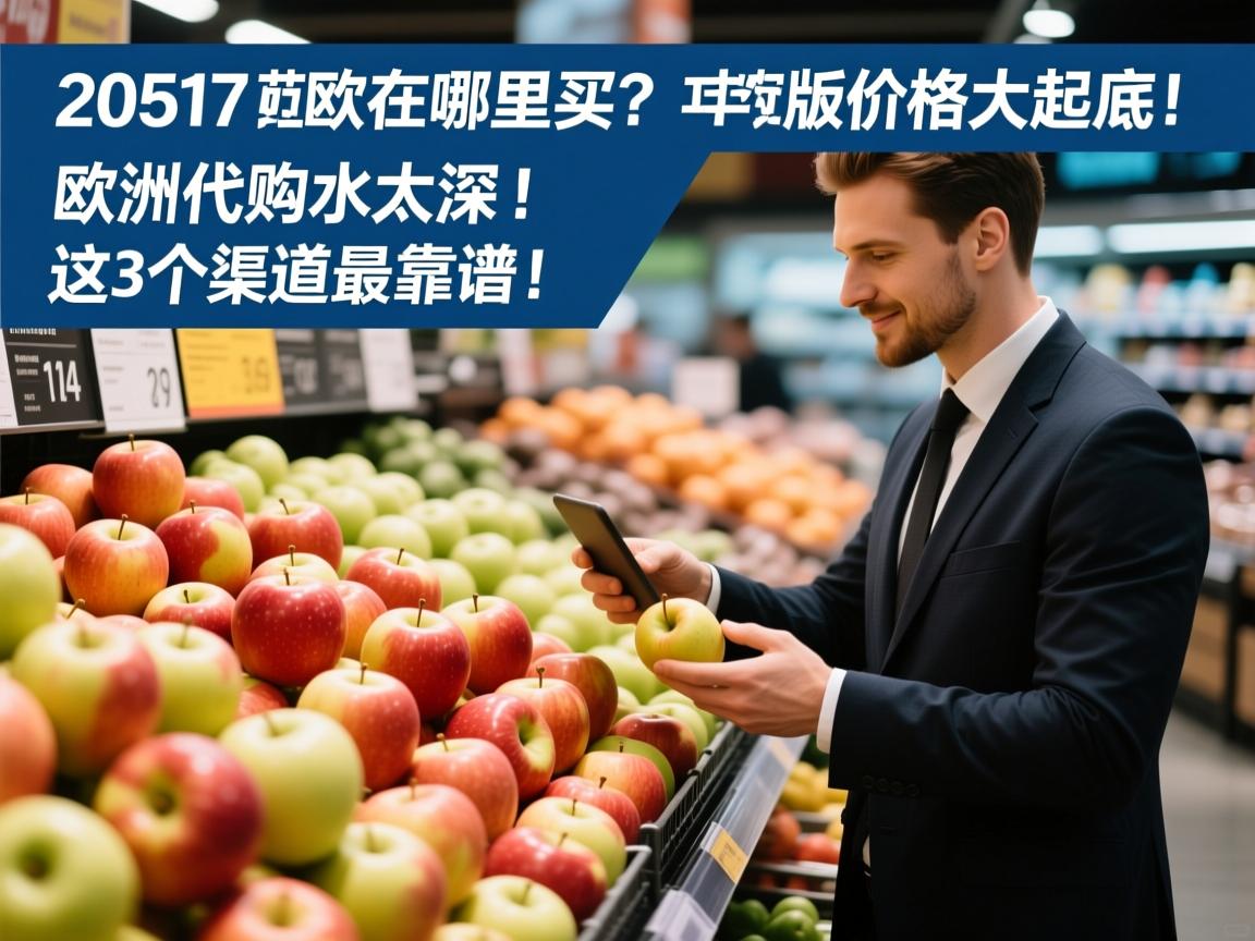 205苹果17欧版在哪里买？苹果欧版价格大起底！欧洲代购水太深，这3个渠道最靠谱！