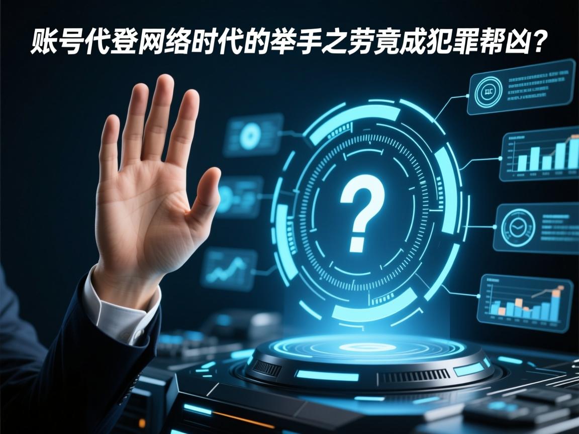 账号代登,网络时代的举手之劳竟成犯罪帮凶?
