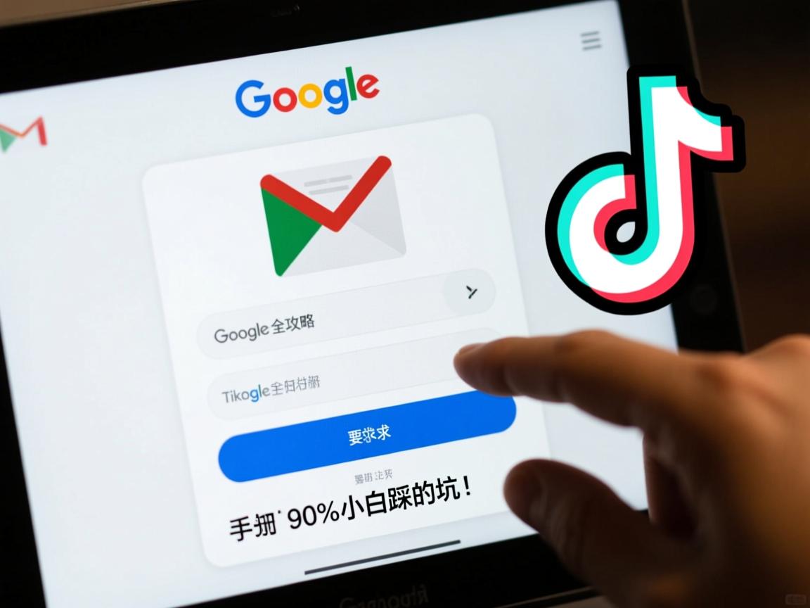 谷歌邮箱注册TikTok全攻略,手把手教你避开90%小白踩的坑!