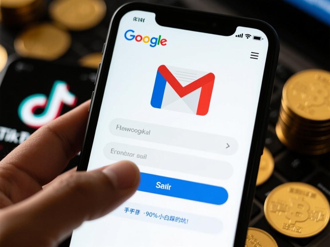 谷歌邮箱注册TikTok全攻略,手把手教你避开90%小白踩的坑!