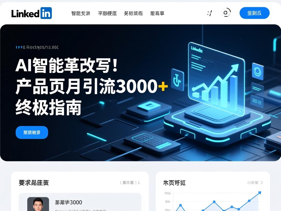 AI智能改写!LinkedIn产品页月引流3000+的终极指南