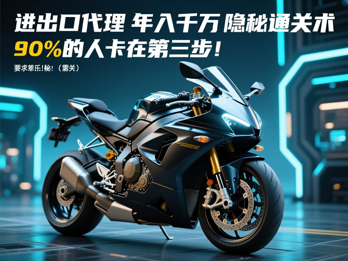 摩托车进出口代理,年入千万的隐秘通关术,90%的人卡在第三步!