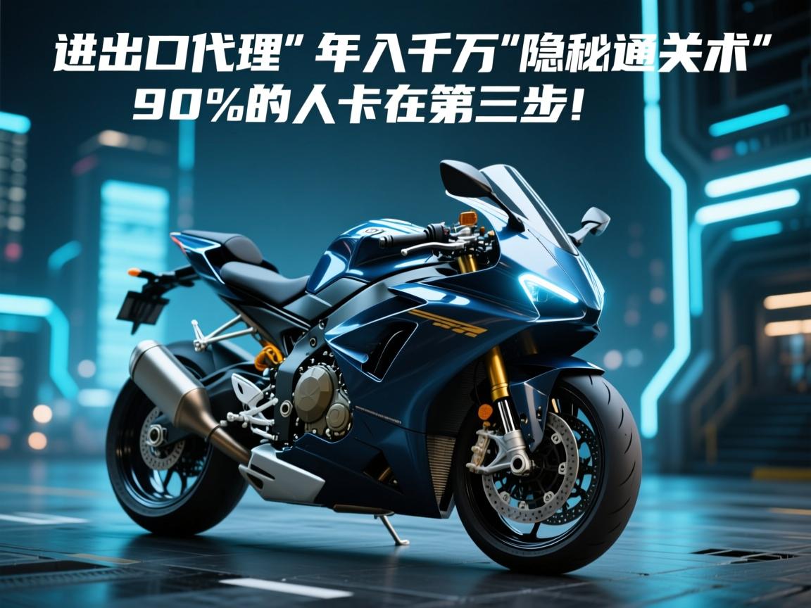 摩托车进出口代理,年入千万的隐秘通关术,90%的人卡在第三步!
