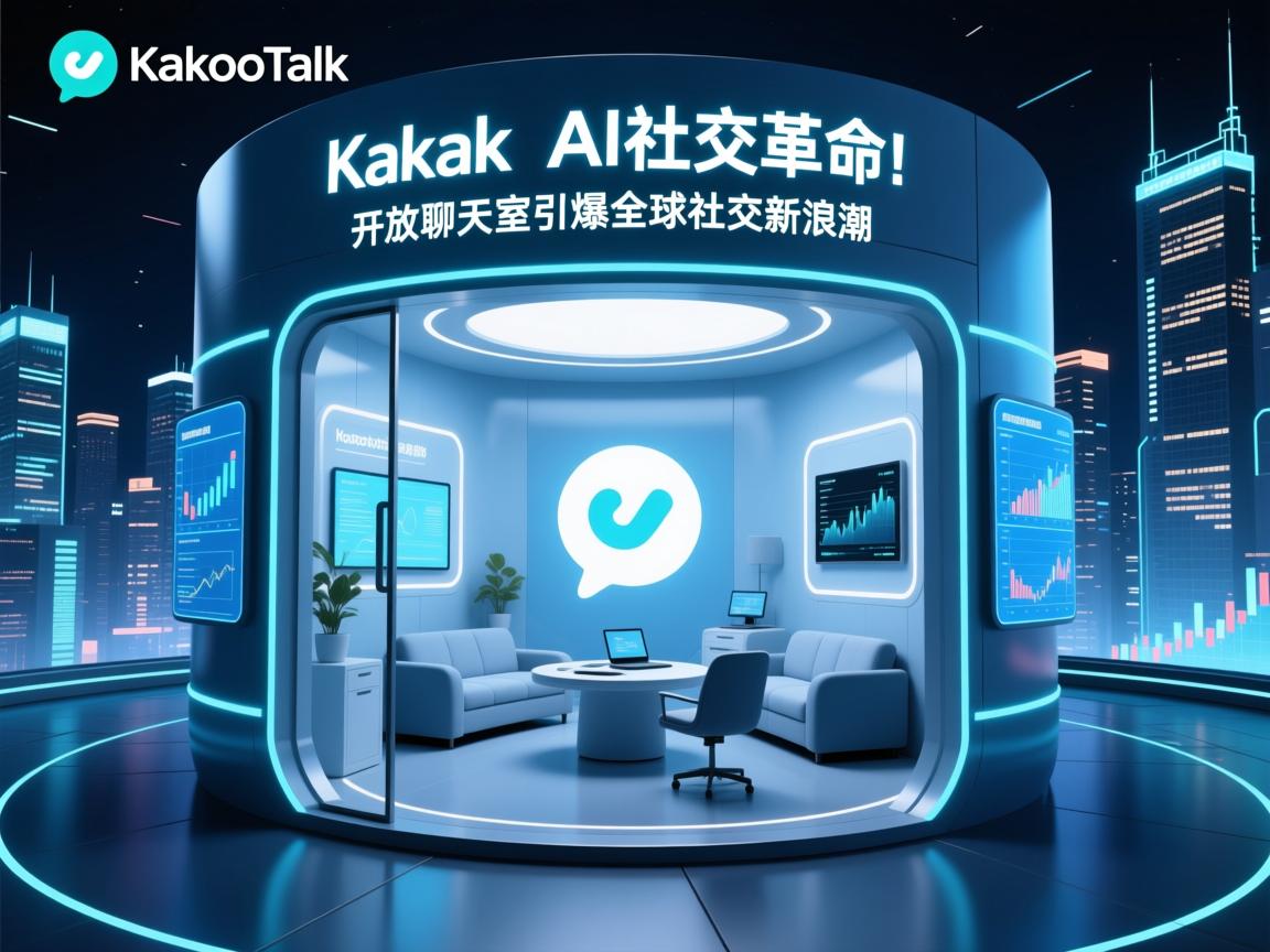 AI社交革命!KakaoTalk开放聊天室引爆全球社交新浪潮