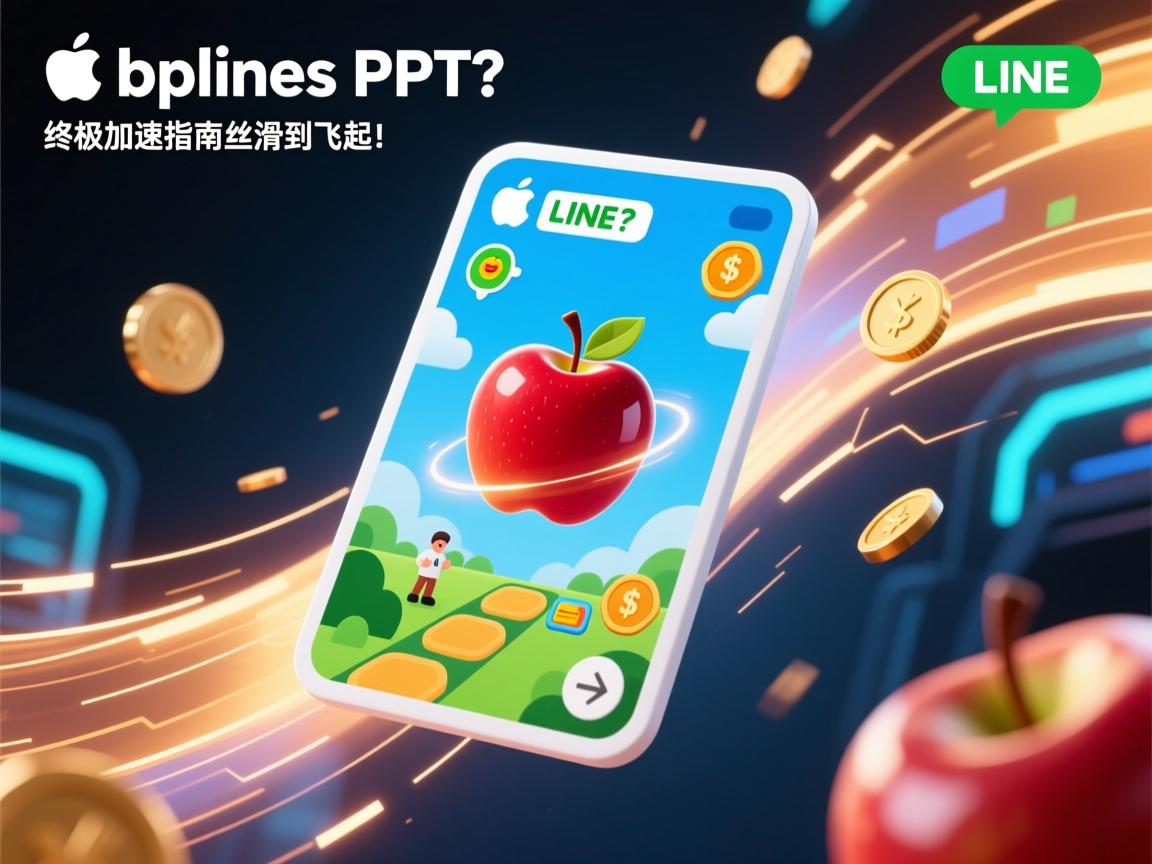 苹果玩LINE游戏卡成PPT?终极加速指南,丝滑到飞起!