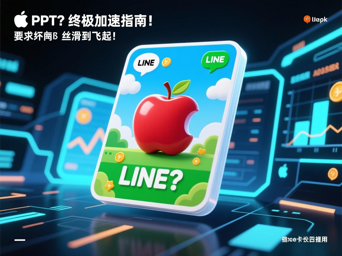 苹果玩LINE游戏卡成PPT?终极加速指南,丝滑到飞起!