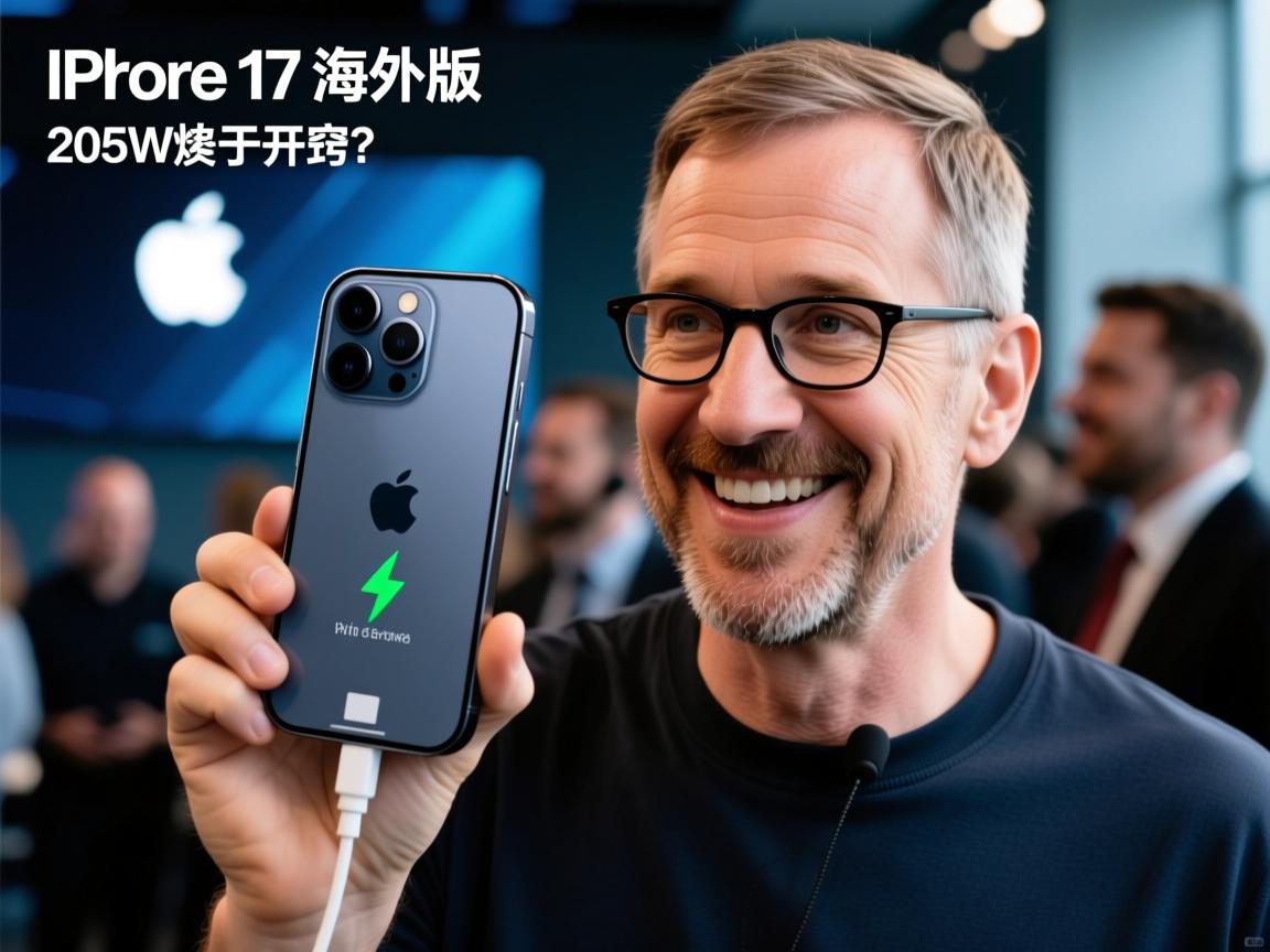 iPhone 17 Pro海外版实测205W快充炸场!苹果用户集体破防,库克终于开窍了?
