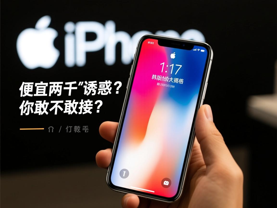 苹果iPhone 17韩版价格大揭秘,便宜两千的诱惑,你敢不敢接?