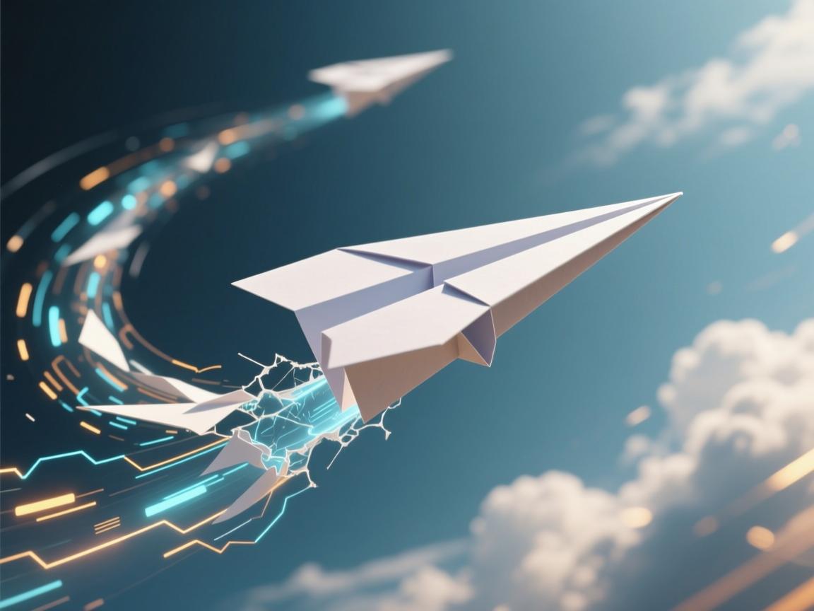 纸飞机的奇幻漂流,一张纸如何划破空气,画出优雅弧线?