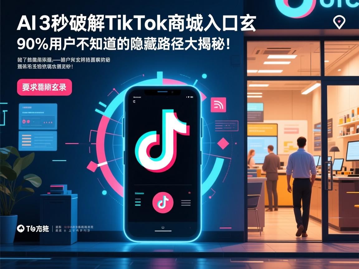 AI导航,3秒破解TikTok商城入口玄机,90%用户不知道的隐藏路径大揭秘!