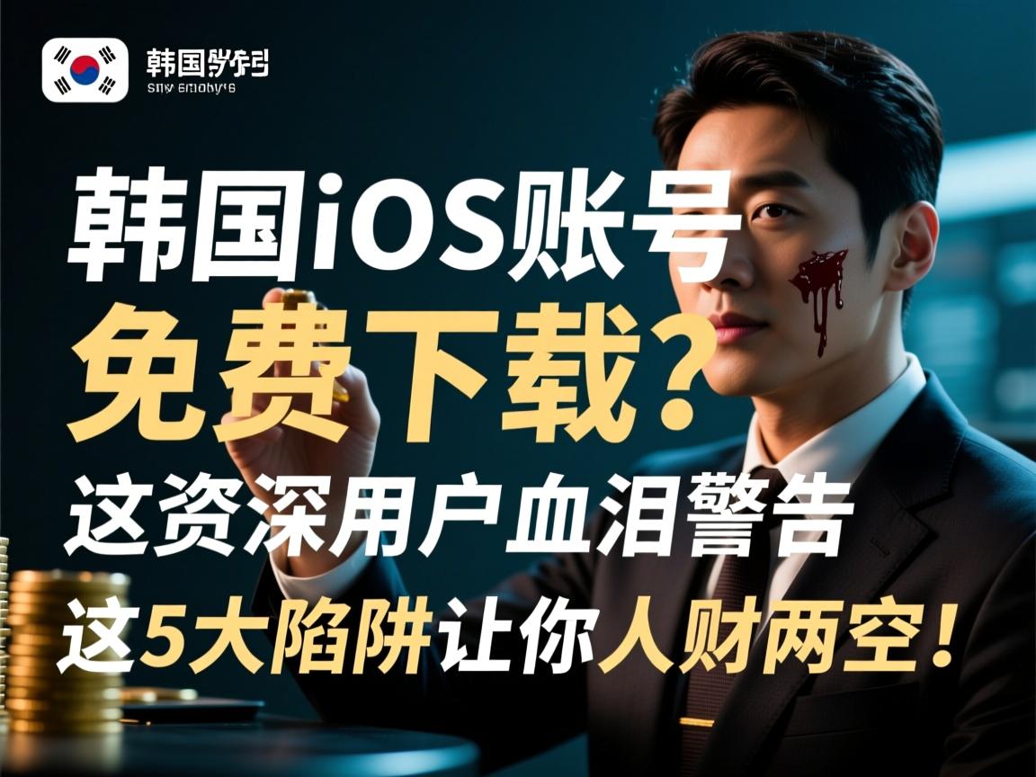 韩国iOS账号免费下载?资深用户血泪警告,这5大陷阱让你人财两空!