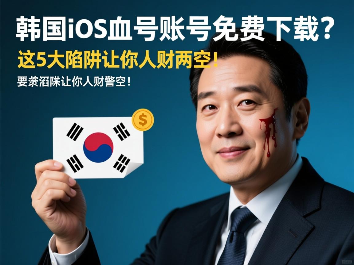 韩国iOS账号免费下载?资深用户血泪警告,这5大陷阱让你人财两空!