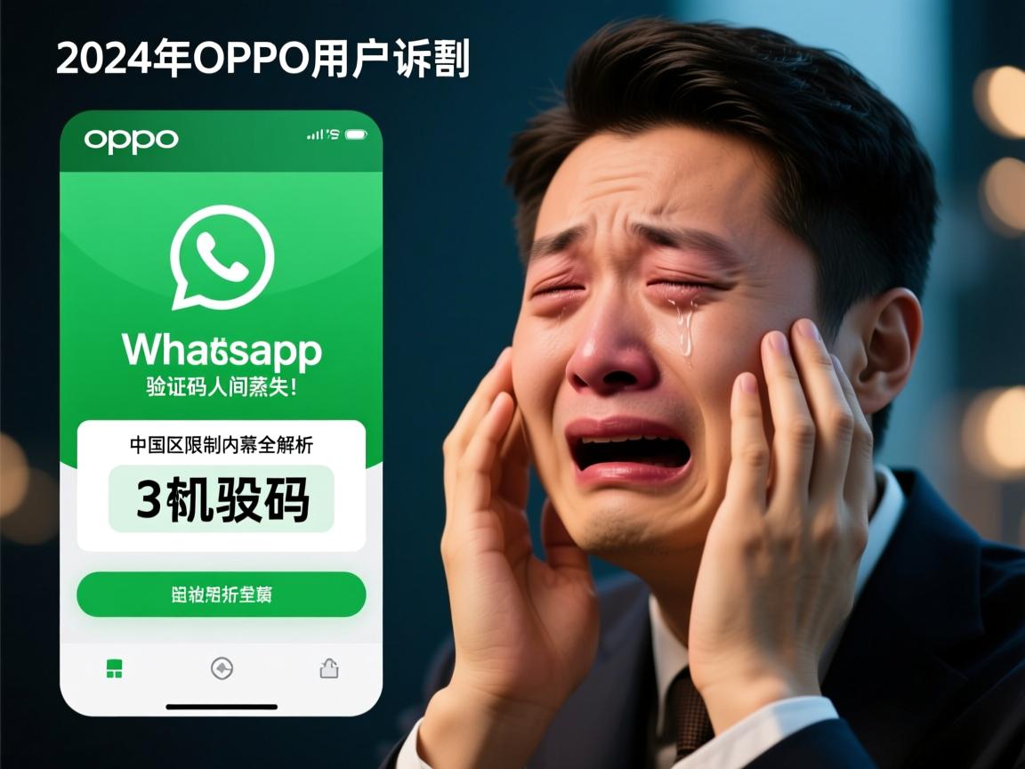 详细阅读:2024年OPPO用户哭诉,WhatsApp验证码人间蒸发!中国区限制内幕全解析 2024年OPPO用户哭诉,WhatsApp验证码人间蒸发!中国区限制内幕全解析