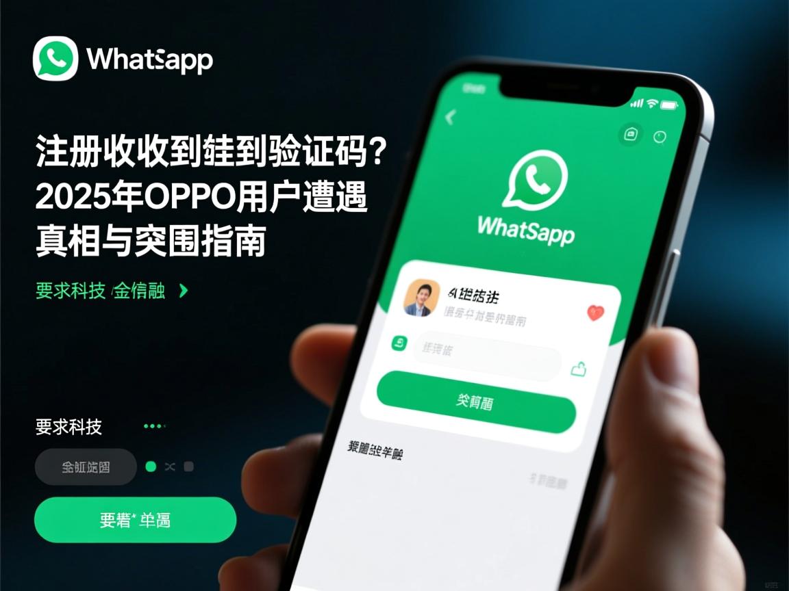 详细阅读:WhatsApp注册收不到验证码?2025年OPPO用户遭遇的真相与突围指南 WhatsApp注册收不到验证码?2025年OPPO用户遭遇的真相与突围指南