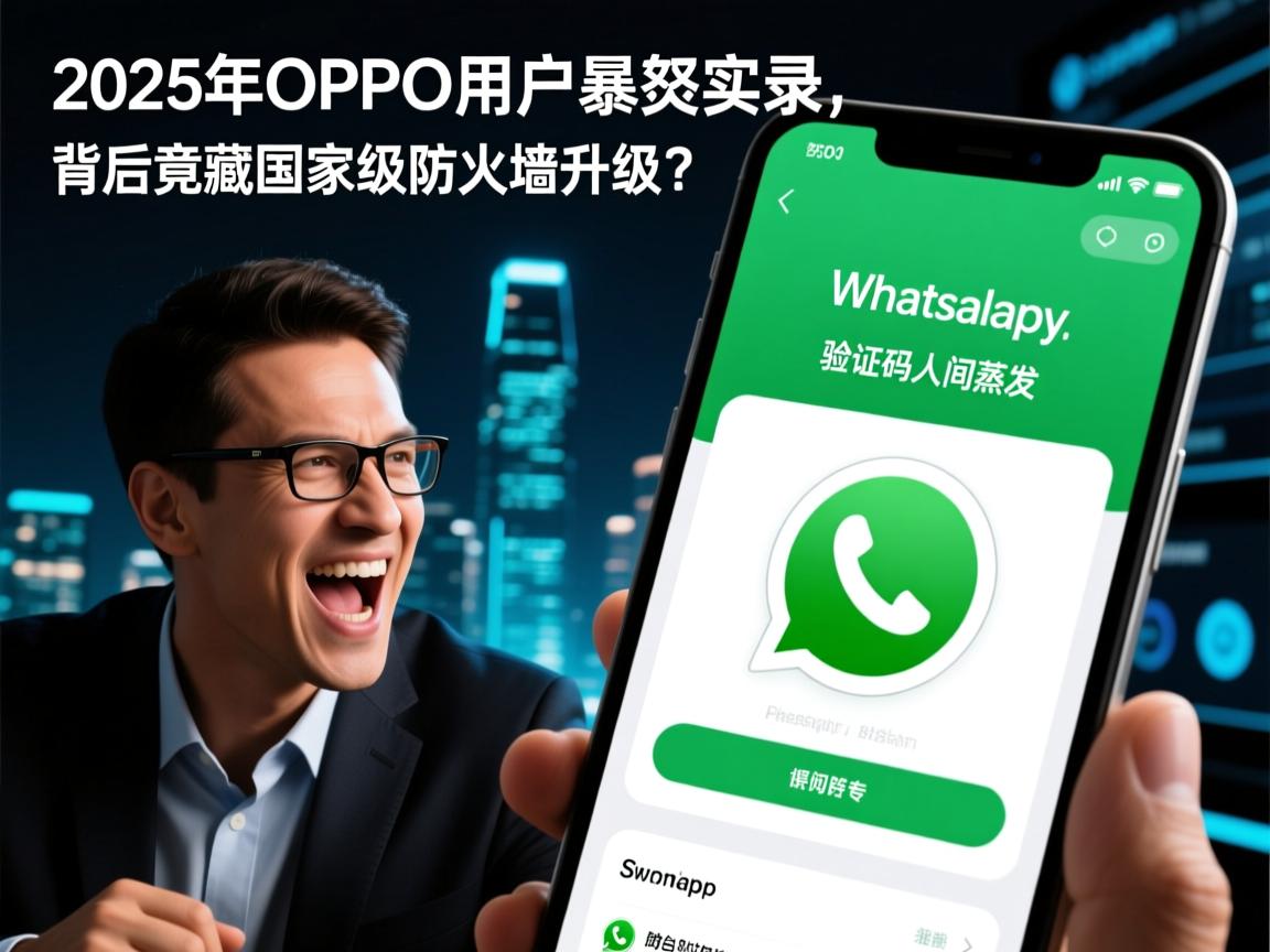 2025年OPPO用户暴怒实录,WhatsApp验证码人间蒸发,背后竟藏国家级防火墙升级?