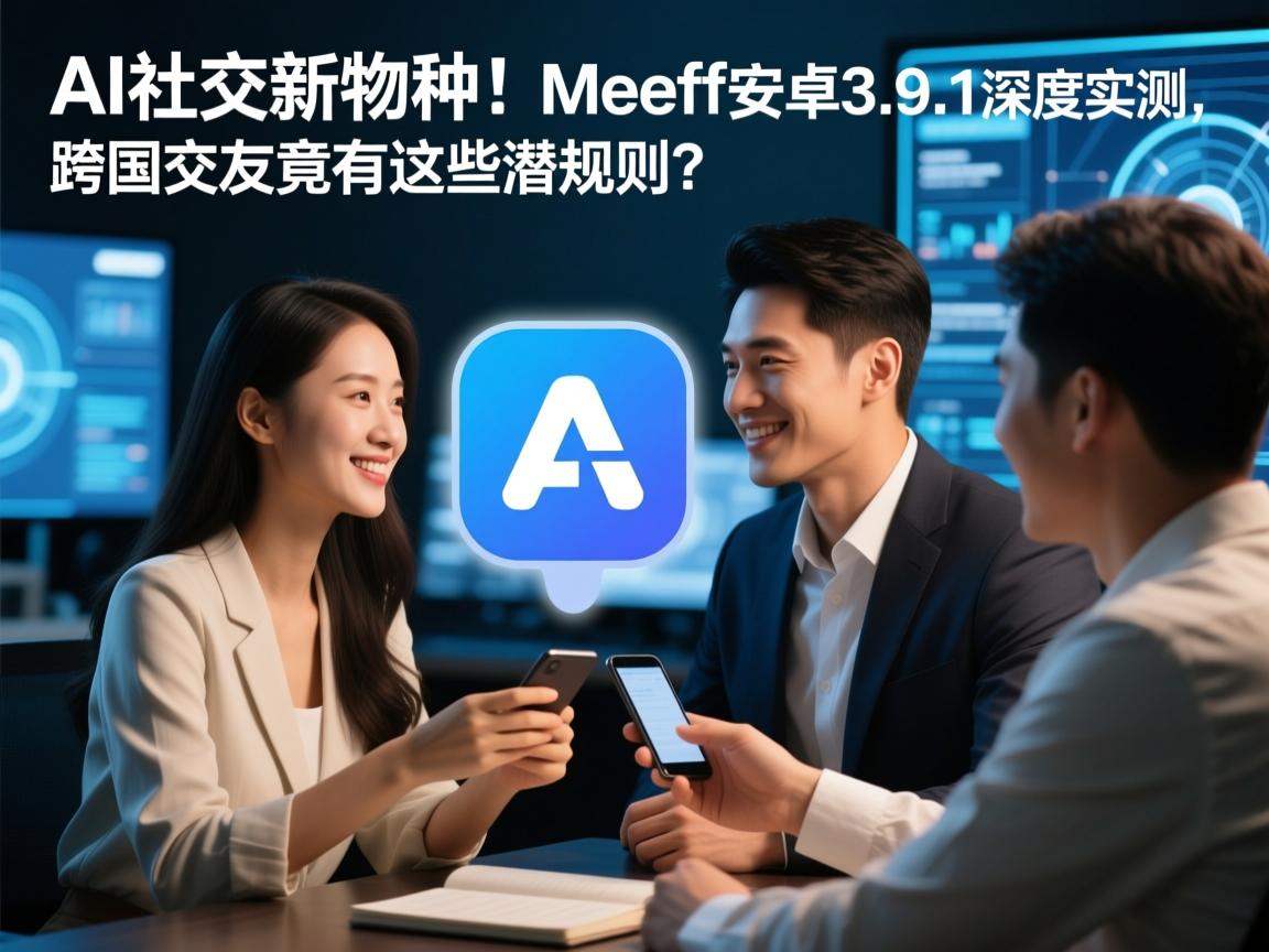 AI社交新物种!Meeff安卓3.9.1深度实测,跨国交友竟有这些潜规则?