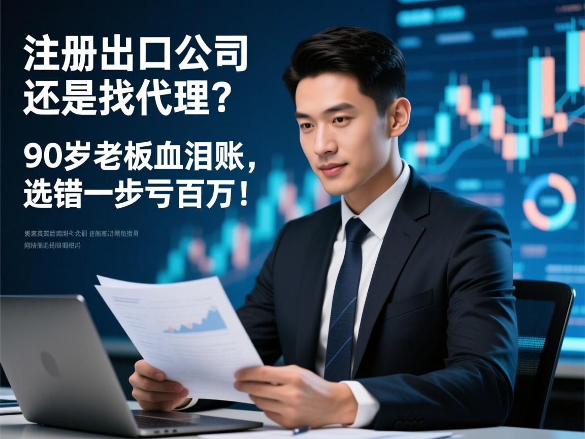 注册出口公司还是找代理?90后老板血泪账,选错一步亏百万!