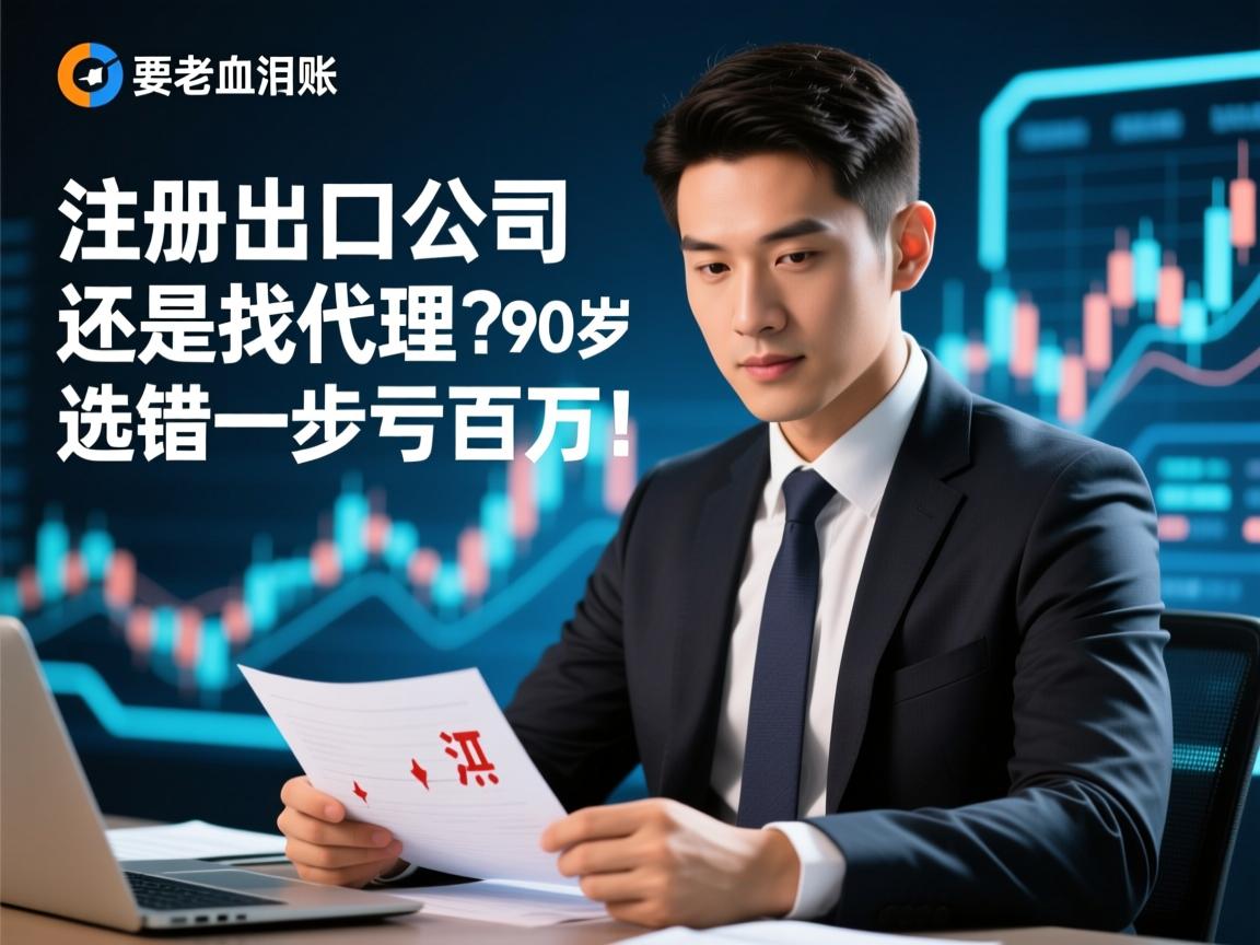 注册出口公司还是找代理?90后老板血泪账,选错一步亏百万!