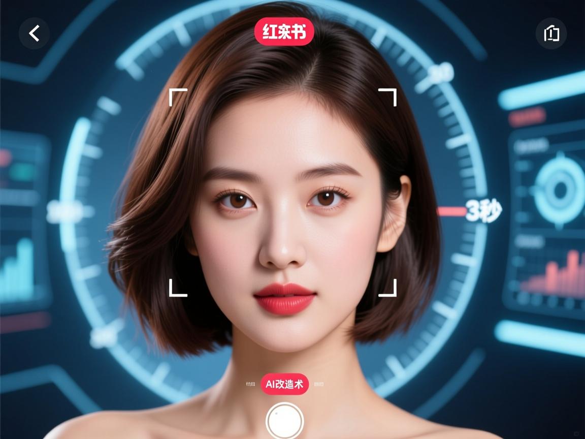 小红书AI发型改造术,3秒测出本命发型,圆脸秒变高级感!