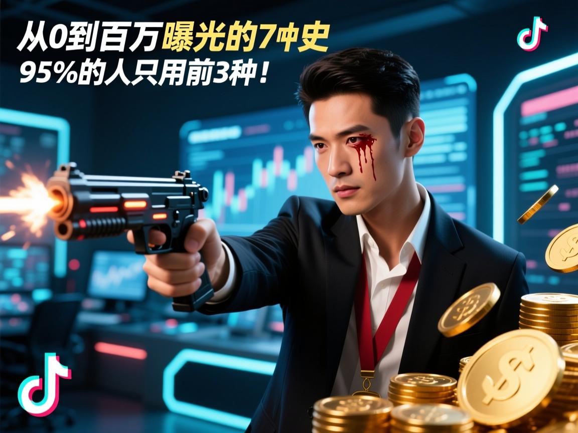 TikTok投流血泪史,从0到百万曝光的7种武器,95%的人只用前3种!