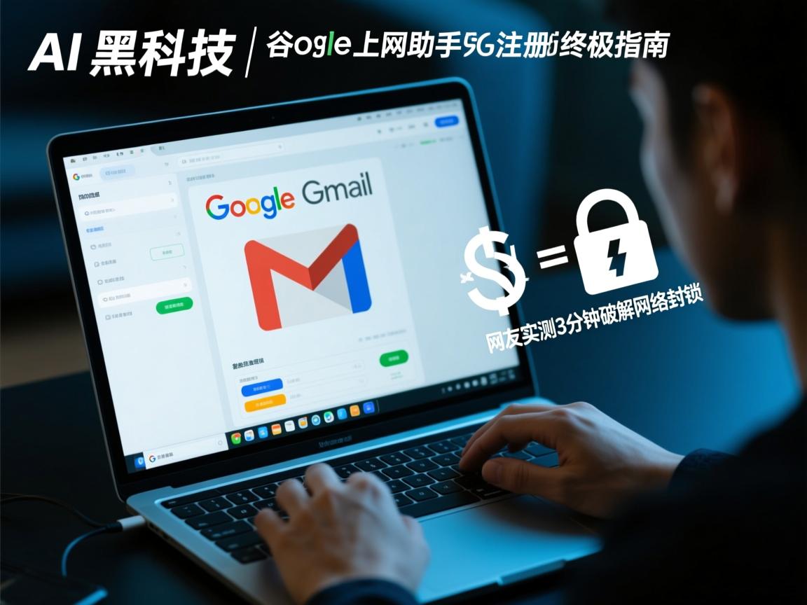 AI黑科技!谷歌上网助手注册Gmail终极指南,网友实测3分钟破解网络封锁