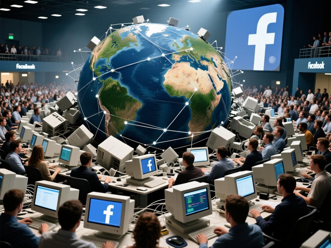 电脑版脸书全球瘫痪全记录,亿万用户一夜失联,你的社交生活崩了吗?