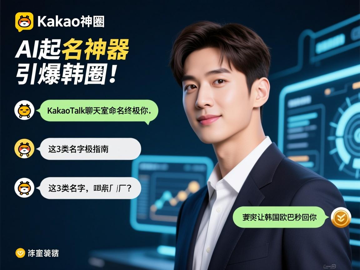 AI起名神器引爆韩圈!KakaoTalk聊天室命名终极指南,这3类名字让韩国欧巴秒回你