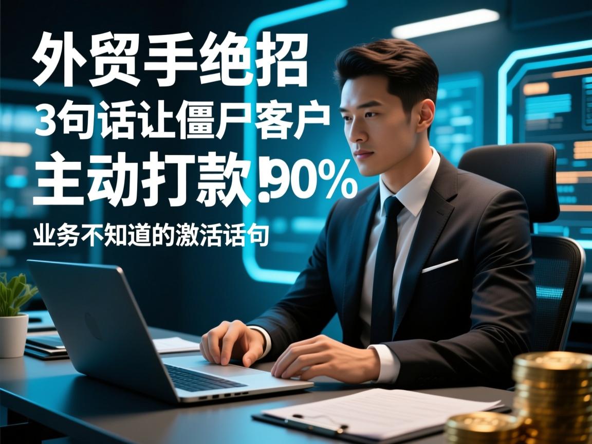外贸老手绝招,3句话让僵尸客户主动打款!90%业务员不知道的激活话术