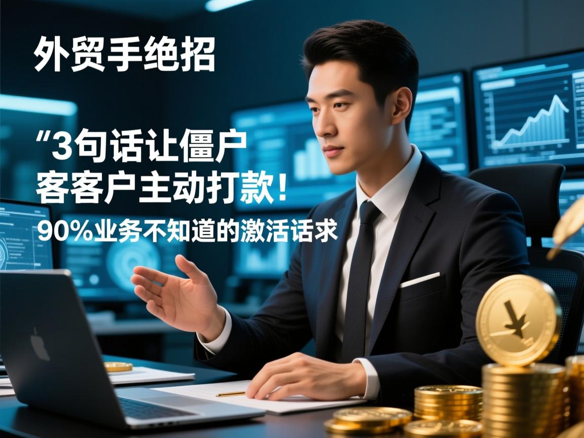外贸老手绝招,3句话让僵尸客户主动打款!90%业务员不知道的激活话术