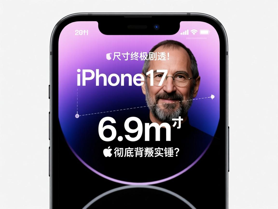 iPhone 17屏幕尺寸终极剧透!6.9英寸巨幕实锤,苹果彻底背叛乔布斯?
