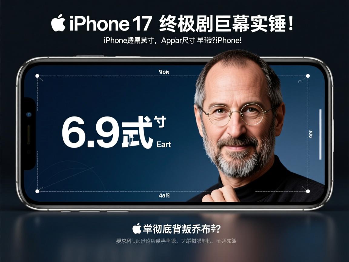 iPhone 17屏幕尺寸终极剧透!6.9英寸巨幕实锤,苹果彻底背叛乔布斯?