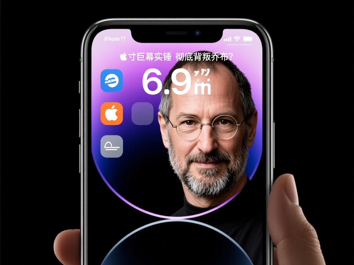 iPhone 17屏幕尺寸终极剧透!6.9英寸巨幕实锤,苹果彻底背叛乔布斯?