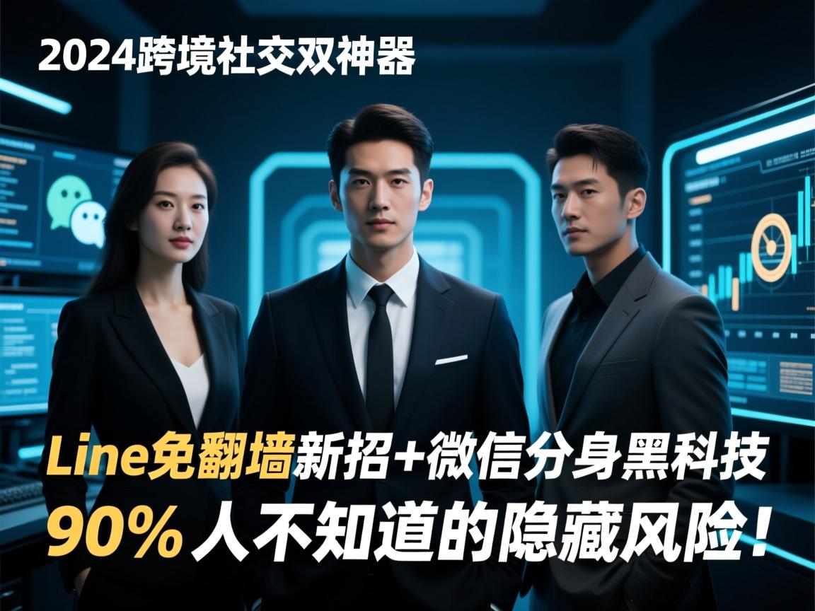 2024跨境社交双神器,Line免翻墙新招+微信分身黑科技,90%人不知道的隐藏风险!