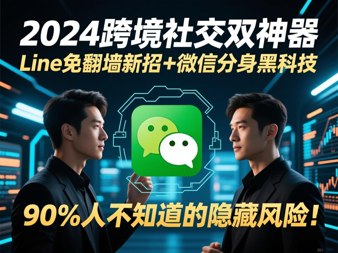 2024跨境社交双神器,Line免翻墙新招+微信分身黑科技,90%人不知道的隐藏风险!
