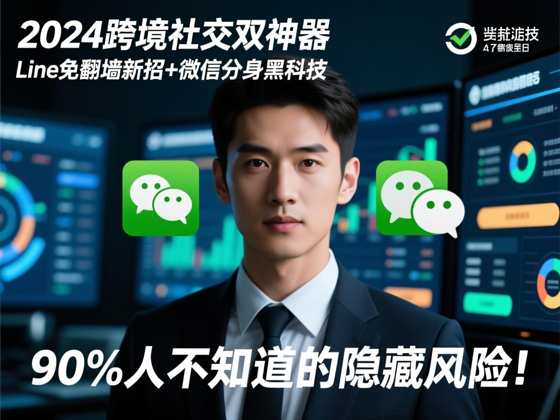 2024跨境社交双神器,Line免翻墙新招+微信分身黑科技,90%人不知道的隐藏风险!