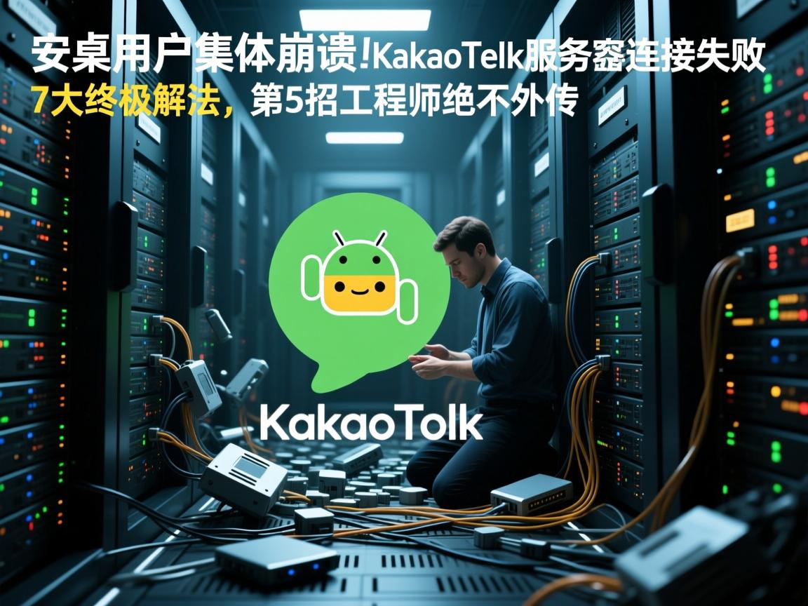 安卓用户集体崩溃!KakaoTalk服务器连接失败的7大终极解法,第5招工程师绝不外传