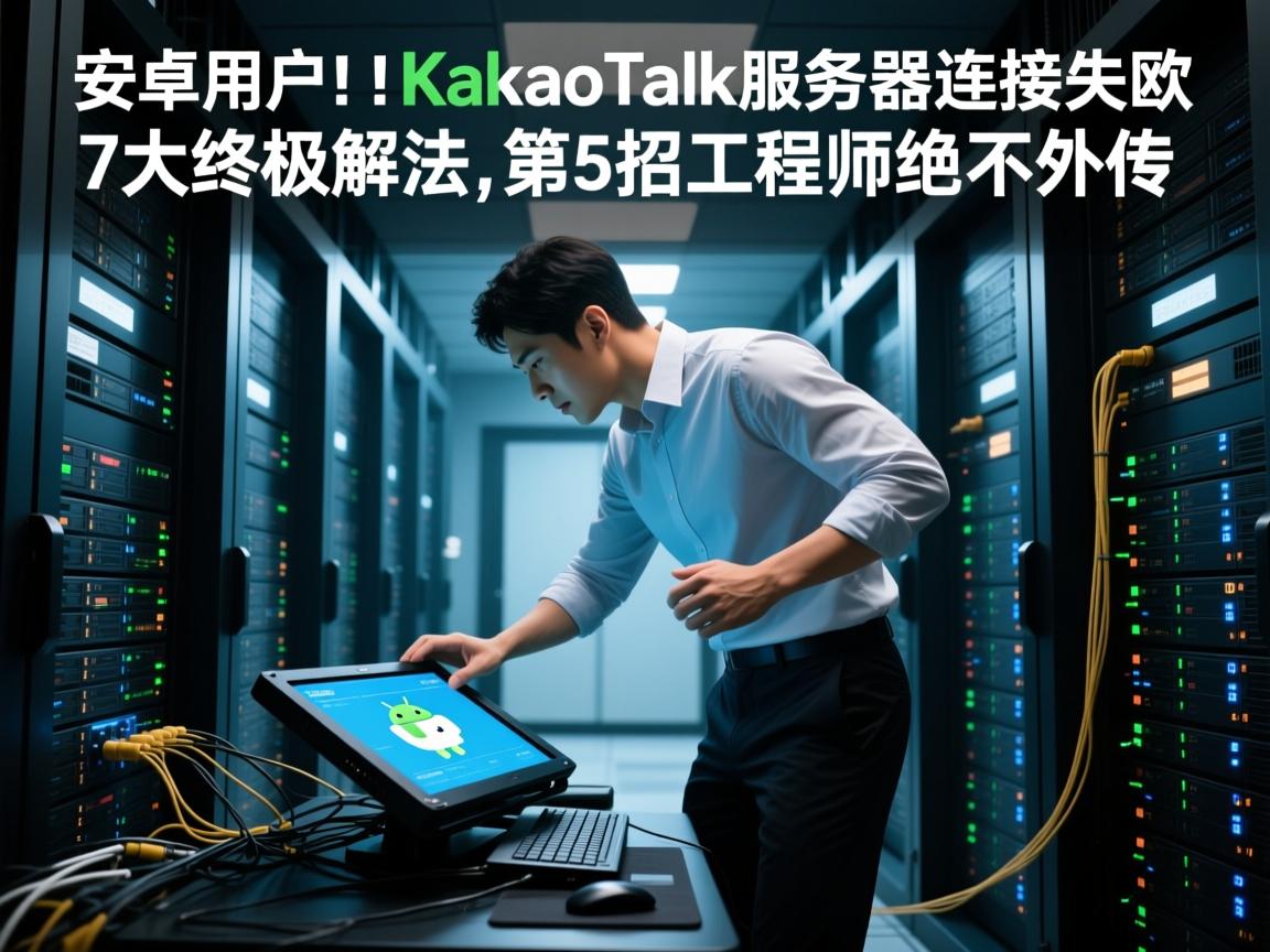 安卓用户集体崩溃!KakaoTalk服务器连接失败的7大终极解法,第5招工程师绝不外传
