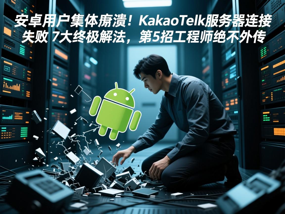 安卓用户集体崩溃!KakaoTalk服务器连接失败的7大终极解法,第5招工程师绝不外传