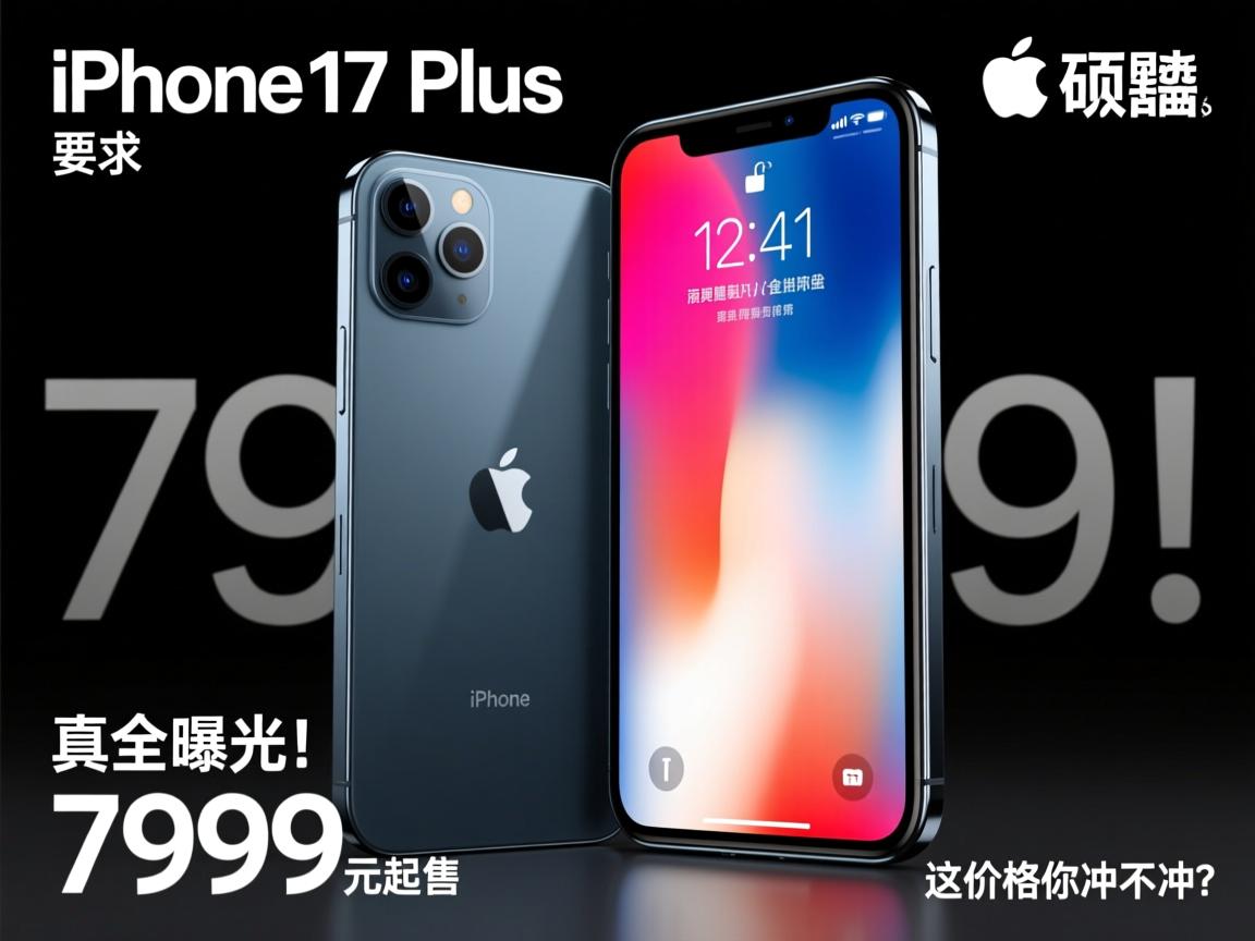iPhone 17 Plus 真机全曝光!7999元起售,这价格你冲不冲?