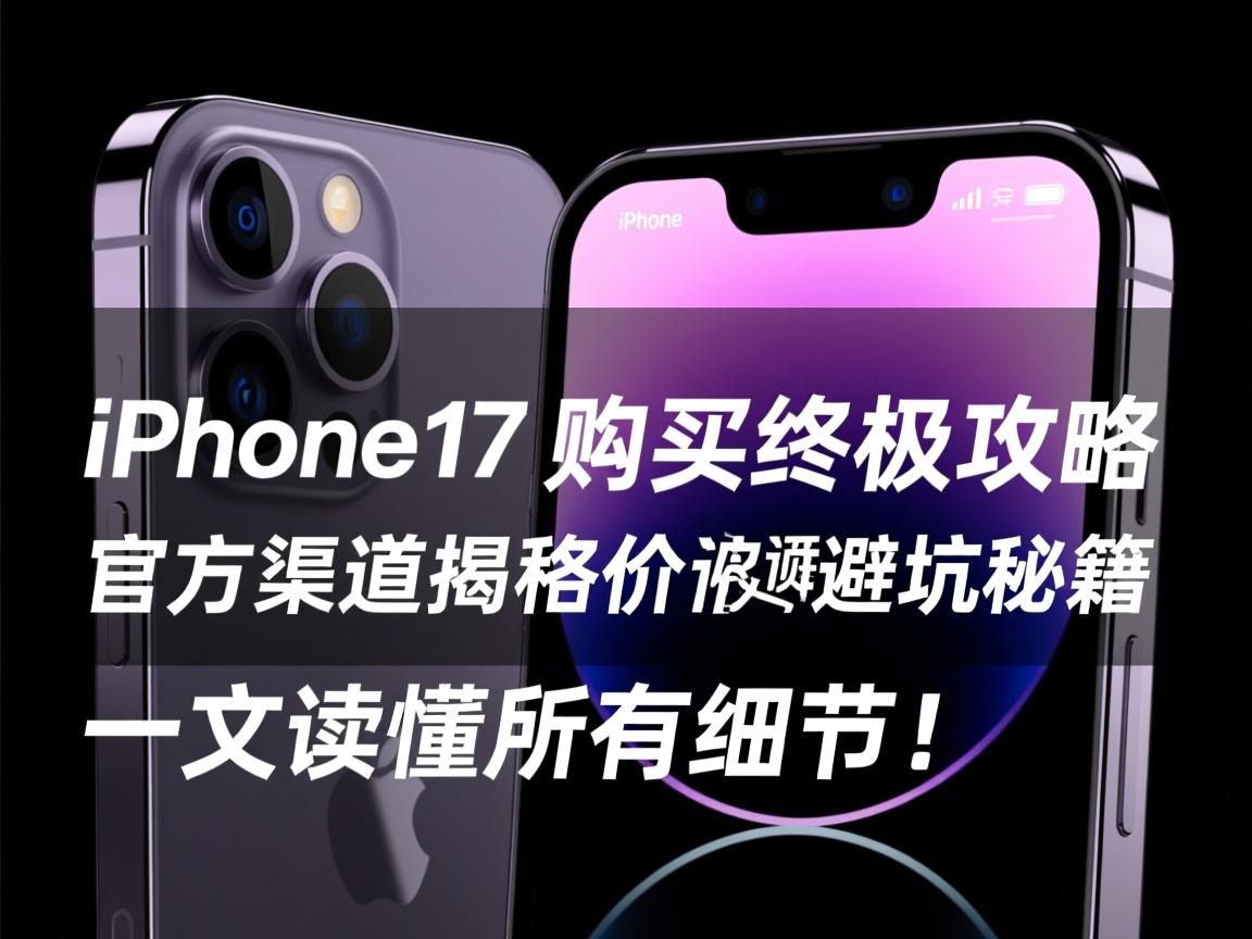 iPhone 17 购买终极攻略,官方渠道揭秘、价格预测与避坑秘籍,一文读懂所有细节!