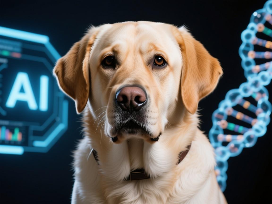 AI基因编辑突破!拉布拉多变种40实拍照曝光,犬类标准面临颠覆?