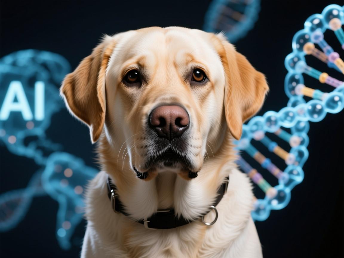 AI基因编辑突破!拉布拉多变种40实拍照曝光,犬类标准面临颠覆?