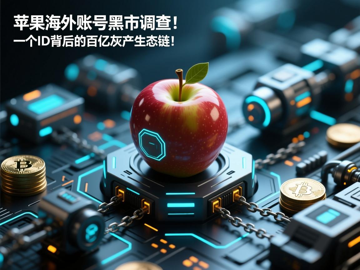 苹果海外账号黑市调查,一个ID背后的百亿灰产生态链!