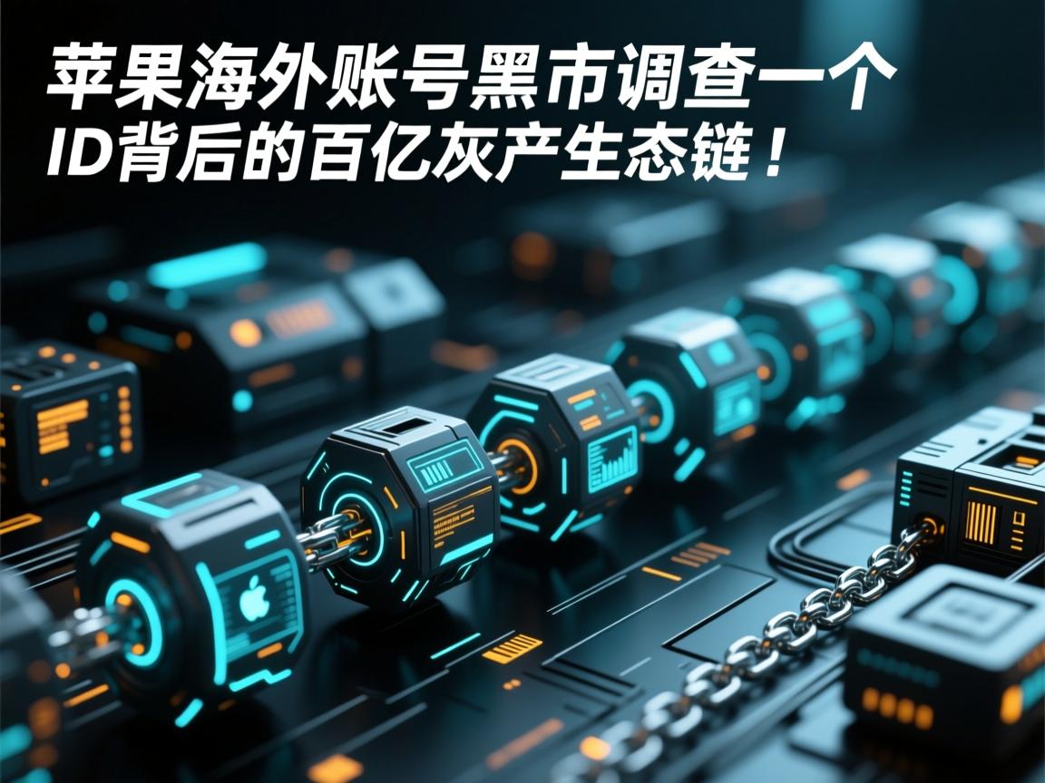 苹果海外账号黑市调查,一个ID背后的百亿灰产生态链!