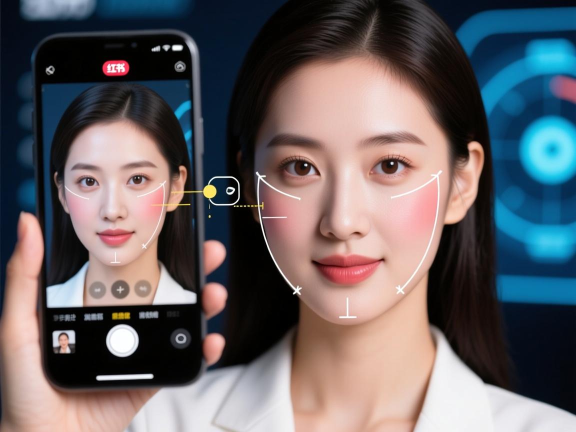 小红书测脸型功能超详细使用教程,2024最新手把手教学,解锁你的颜值密码!