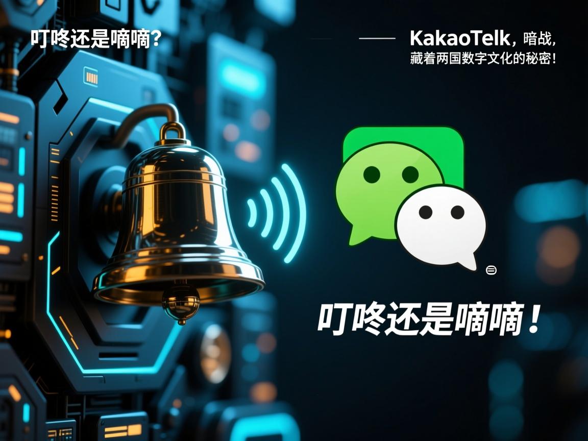 叮咚还是嘀嘀?KakaoTalk与微信的铃声暗战,藏着两国数字文化的秘密!